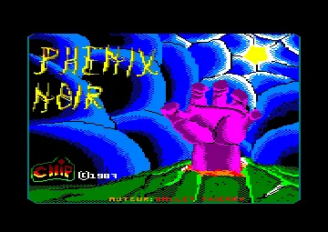 Phenix Noir (F) (1987) screen shot title